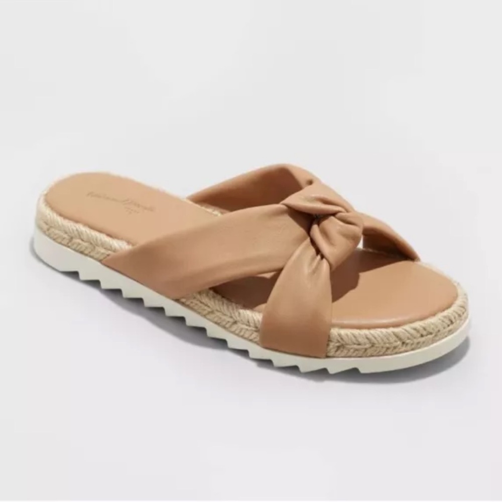Womens Dena knotted Espadrilles sandals universal thread size 7.5 new